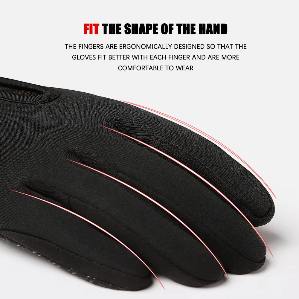 2023 Winter Touchscreen Waterproof Gloves for Men and Women - Ideal for Sports, Fishing, Skiing, and Biking